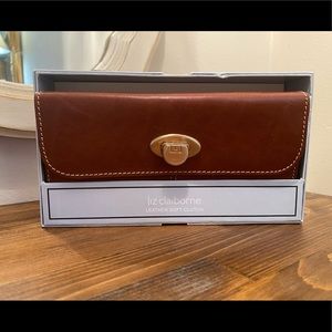 Brown Liz Claiborne Soft Leather Wallet / Clutch